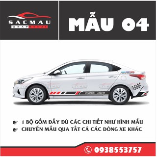 TEM XE HYUNDAI ACCENT (7 MẪU MỚI NHẤT)