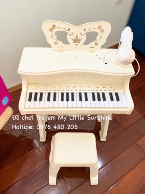 Đàn piano có micro cho bé (mẫu vuông)