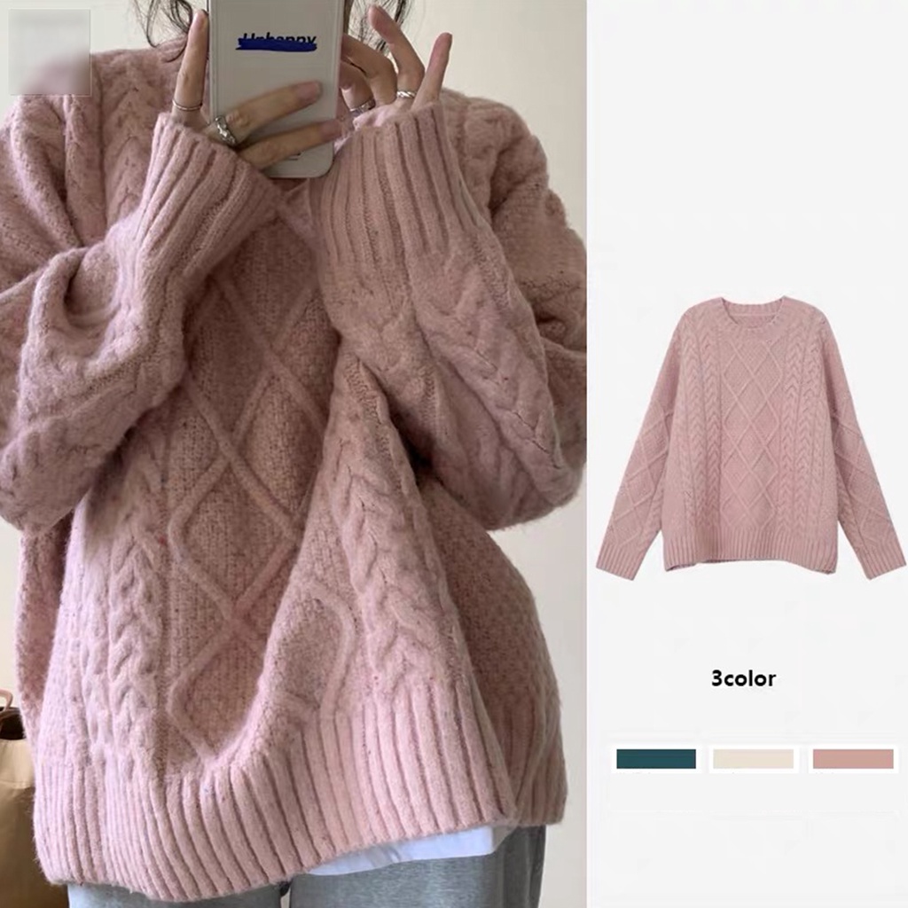 Áo len cổ tròn cho nữ Shop Haul - AL-G01 | BigBuy360 - bigbuy360.vn