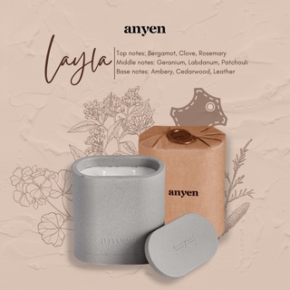 Layla - Nến thơm (scent of Red Earth / hương Đất Đỏ)