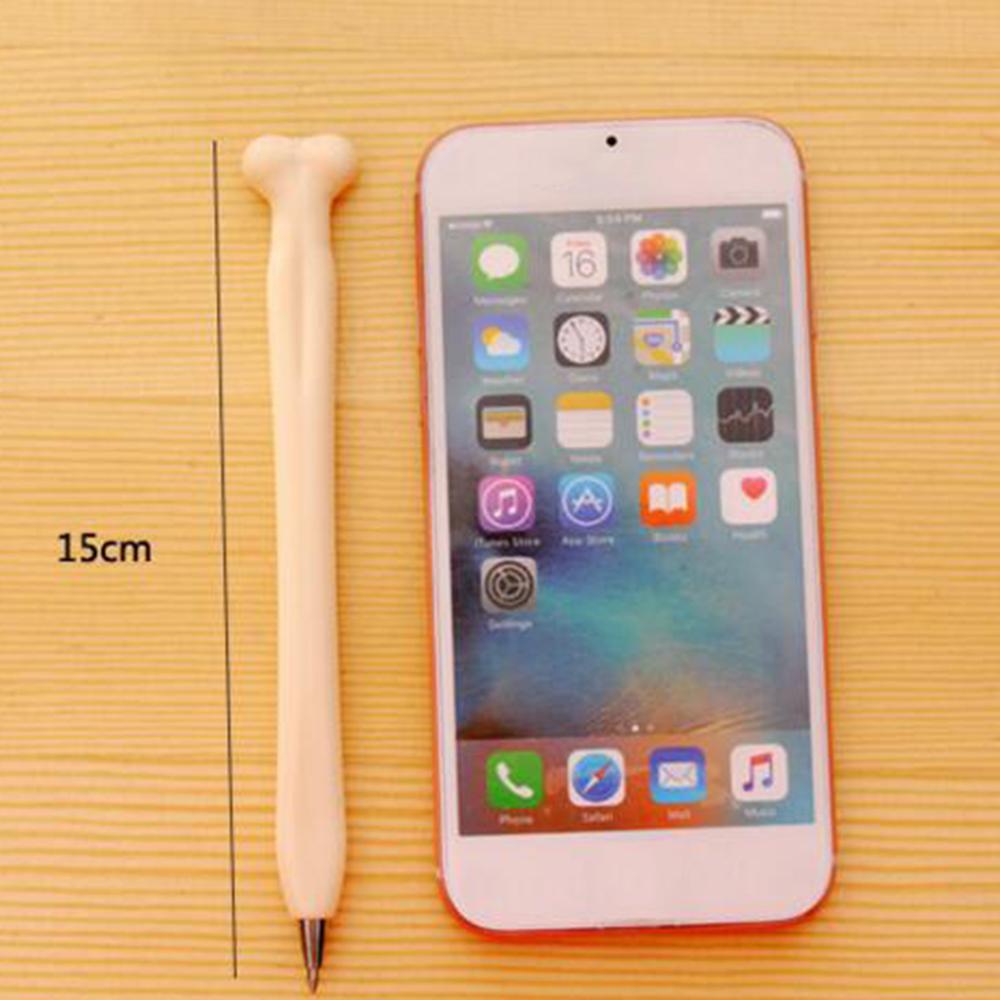 ELEGANT Set 4 Bút Bi Ngòi 0.5mm Hình Khúc Xương Độc Đáo