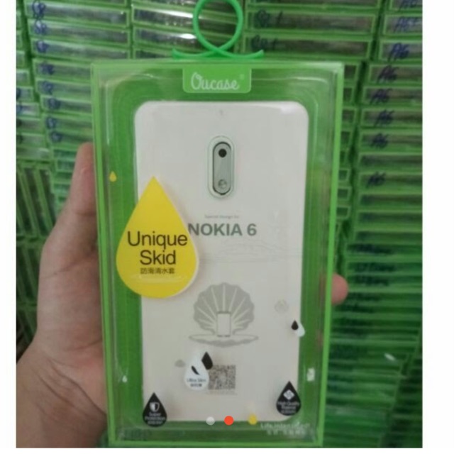 Ốp lưng dẻo silicon trong suốt Oucase cho Nokia6