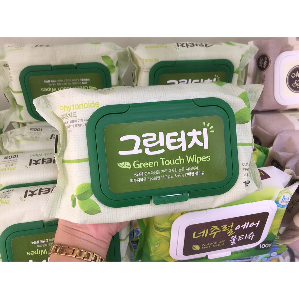 Khăn ướt Bebeen Hàn Quốc 100 tờ/ giá bán trên 1 bịch sp