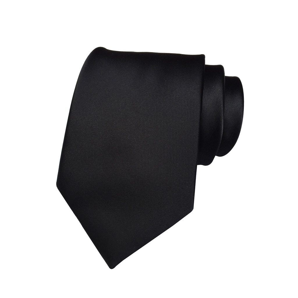 Cà Vạt 8cm Màu Đen / Trắng Thời Trang Lịch Lãm Cho Nam 24h