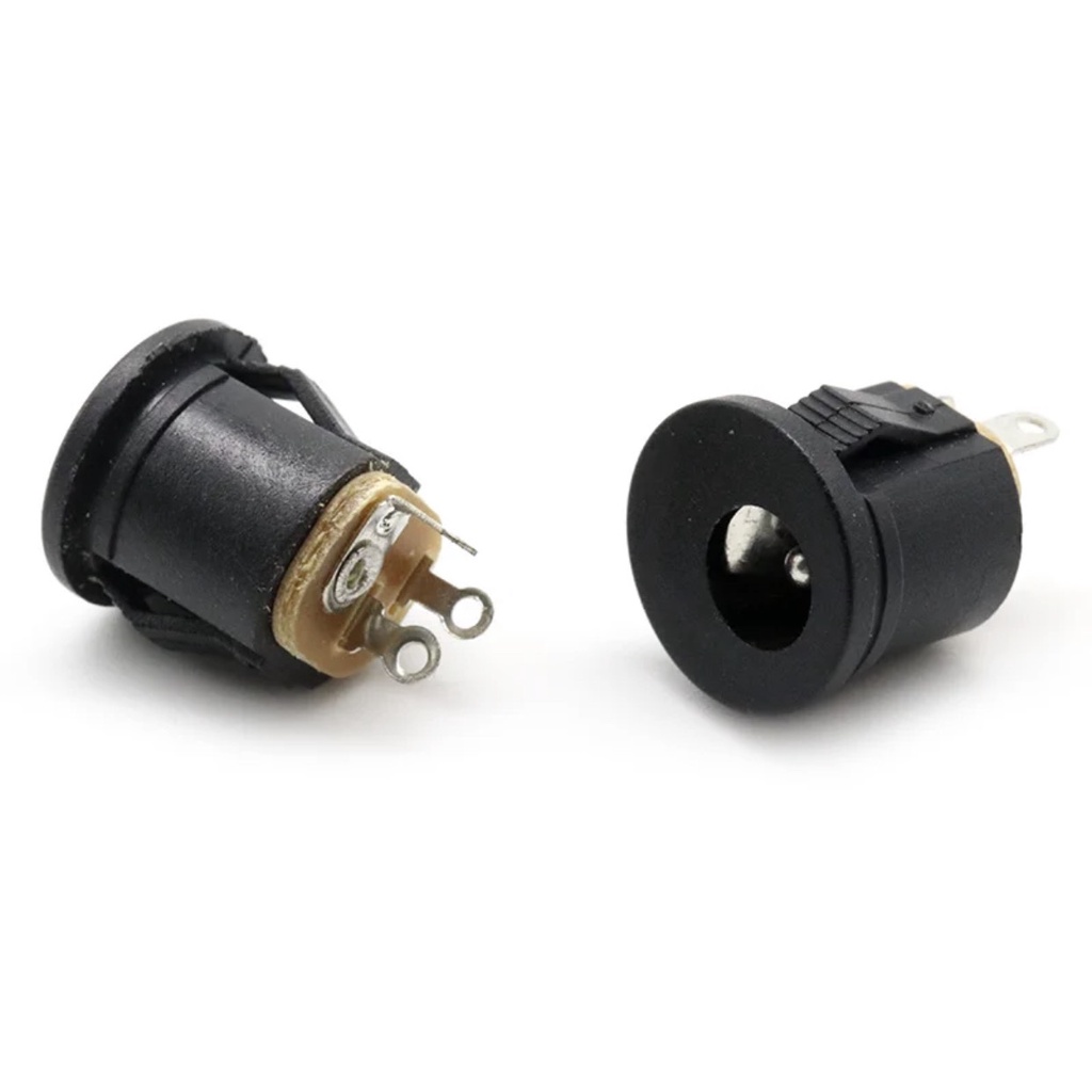 Jack Nguồn Dc Cái Tròn 5.5 2.1Mm Gài Nẫy. Bn.