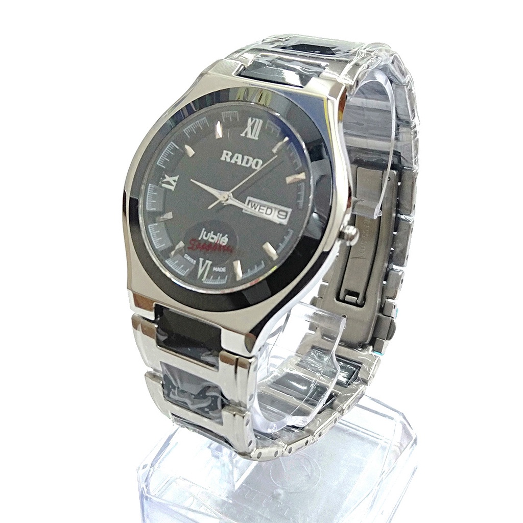 [TẶNG VÍ DA NAM] Đồng hồ Julibe nam RA65 NAMD màu đen, chất liệu dây inox kết hợp đá ceramic nguyên khối, mặt kính saphi | BigBuy360 - bigbuy360.vn