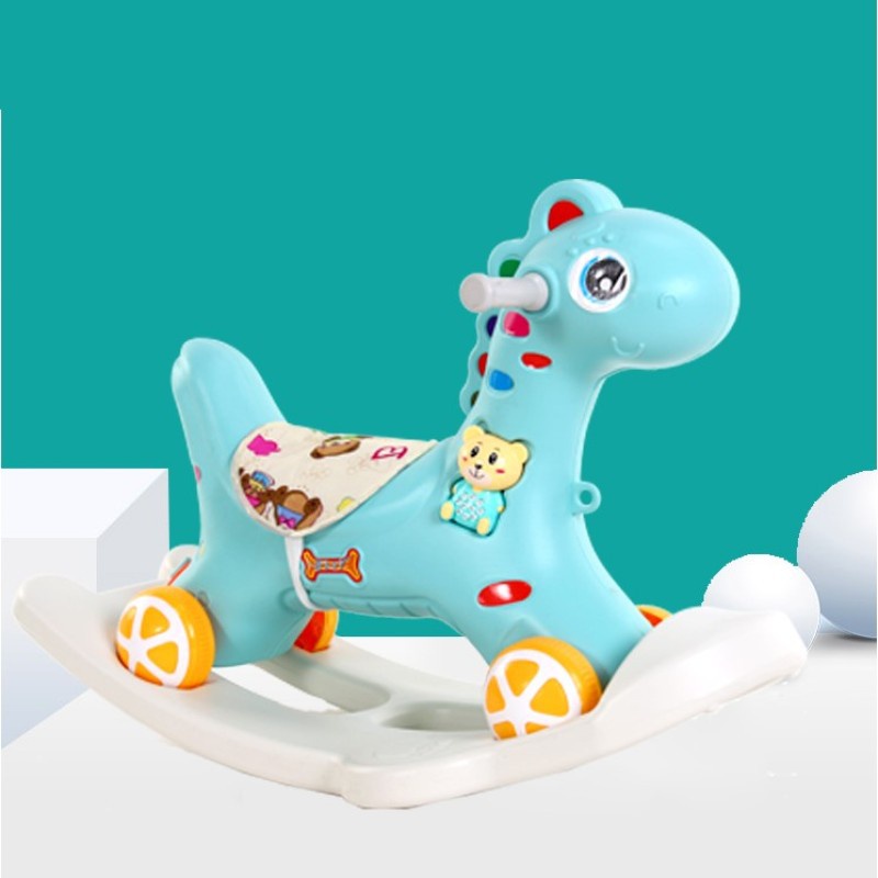 NGỰA BẬP BÊNH KIÊM XE CHÒI CHÂN PHÁT NHẠC