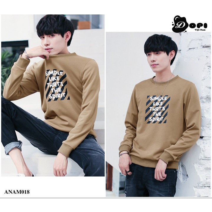 Áo nỉ nam dài tay phong cách Hàn Quốc | BigBuy360 - bigbuy360.vn