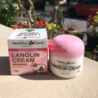 Kem dưỡng da nhau thai cừu Healthy Care LanolinCream 100g