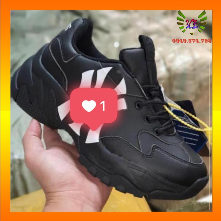 Giày sneaker đen đế cao bóng đêm cho nam nữ siêu hot (Hỗ Trợ Đổi Trả)