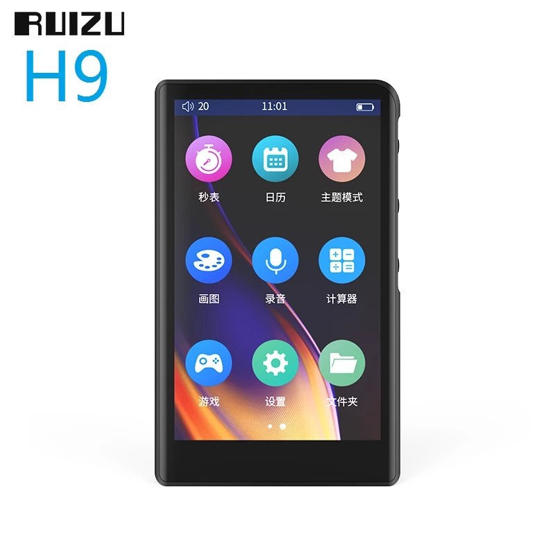 (QUÀ TẶNG 99K) (Hỗ Trợ Tiếng Việt) Máy Nghe Nhạc Lossless MP3 MP4 Bluetooth Màn Hình Cảm Ứng Ruizu H9 Bộ Nhớ 16-32GBGB