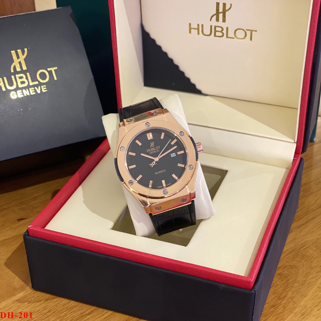 Đồng hồ nam Hublot - máy pin kim thể thao, tặng vòng bảo hành 12 tháng DH201 - Shop228