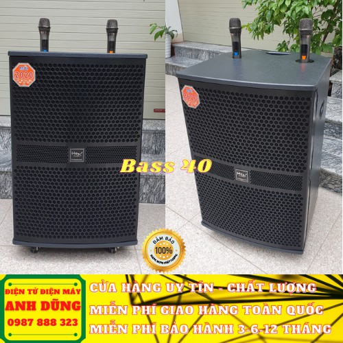 LOA KÉO - HÙNG LOA F55 BASS 40, CỰC TRẦM, TREBLE CỰC RÓT, HÀNG VIỆT NAM CHẤT LƯỢNG CAO.