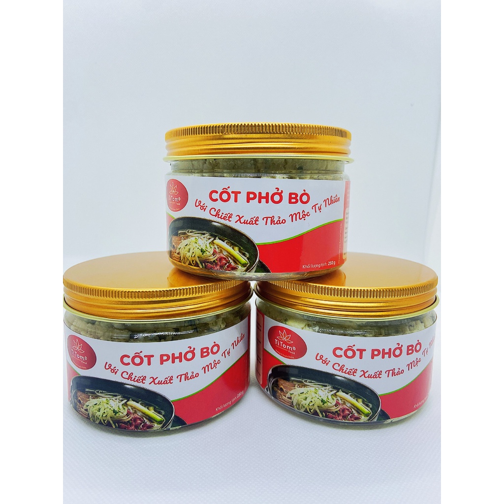 Gia vị nấu phở bò Titom Foods 250g, gói gia vị phở bò ngon, cốt phở bò chính hãng