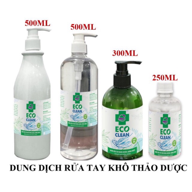 [HÀNG SẴN] Nước rửa tay khô kháng khuẩn chiết xuất thảo dược 500ml