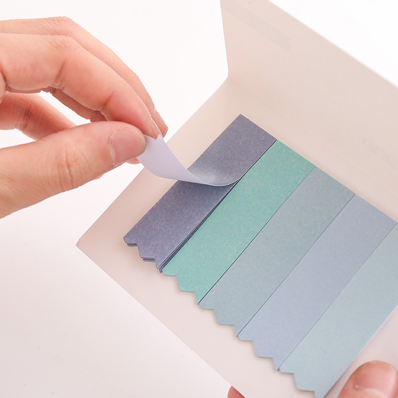 Bộ giấy ghi chú màu cầu vồng xinh xắn