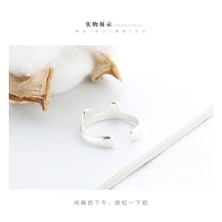 NHẪN MÈO RING CAT XI BẠC 925
