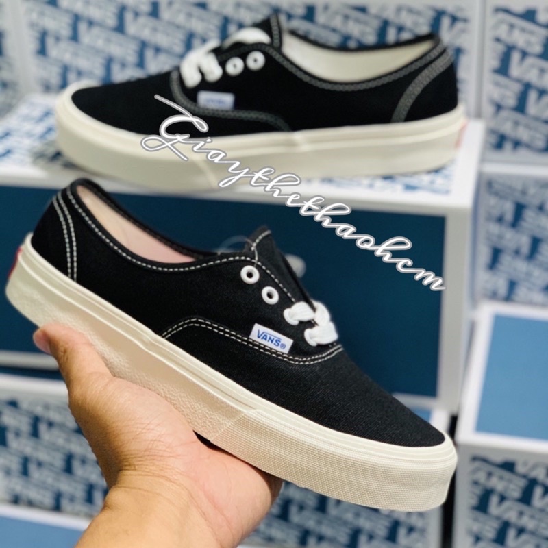 Giày Vans Classic Đen Trắng chuẩn 1:1 Box Xanh