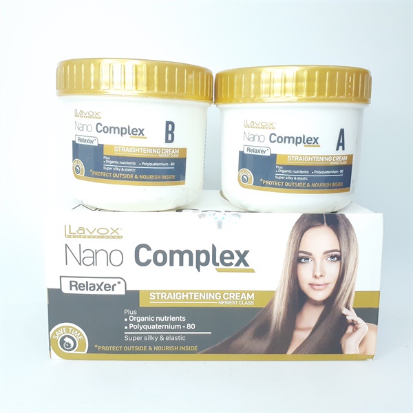 Duỗi tóc Lavox Nano Complex 2x150ml / Straight Cream Strong 2 x 140ml