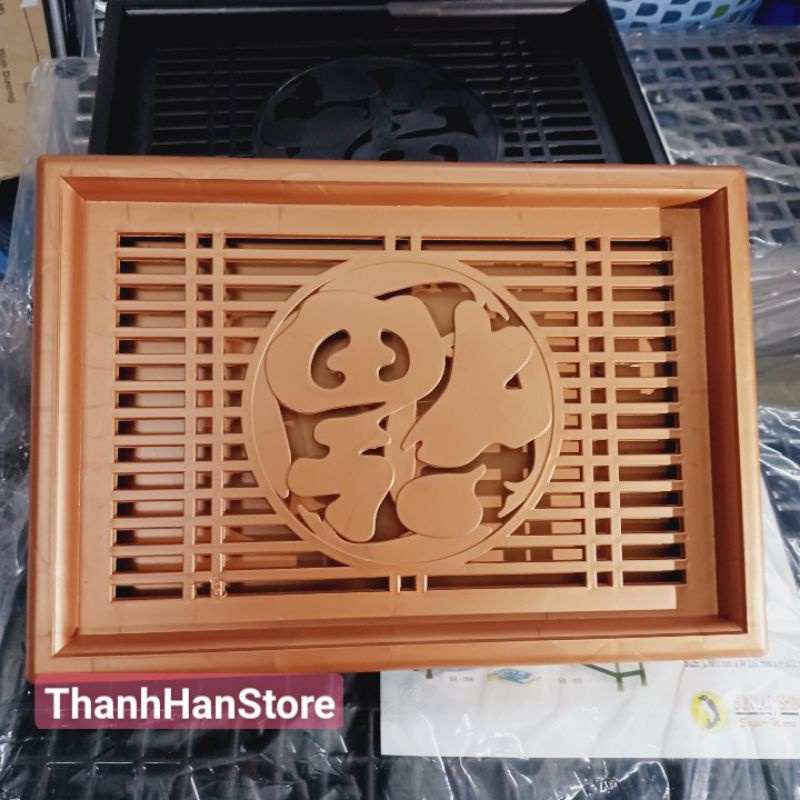 Khay Úp Ly ,Úp Trà Màu Giả Gỗ Sang Trọng