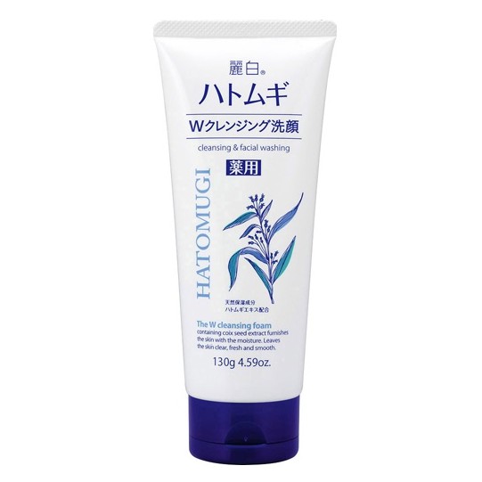 Sữa rửa mặt Dưỡng Trắng Da, Ngừa Mụn chiết xuất ý dĩ Hatomugi Naturie 130g - 150g - 170g