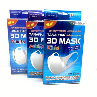 Khẩu trang 3D Mask Tanaphar hộp 10 chiếc