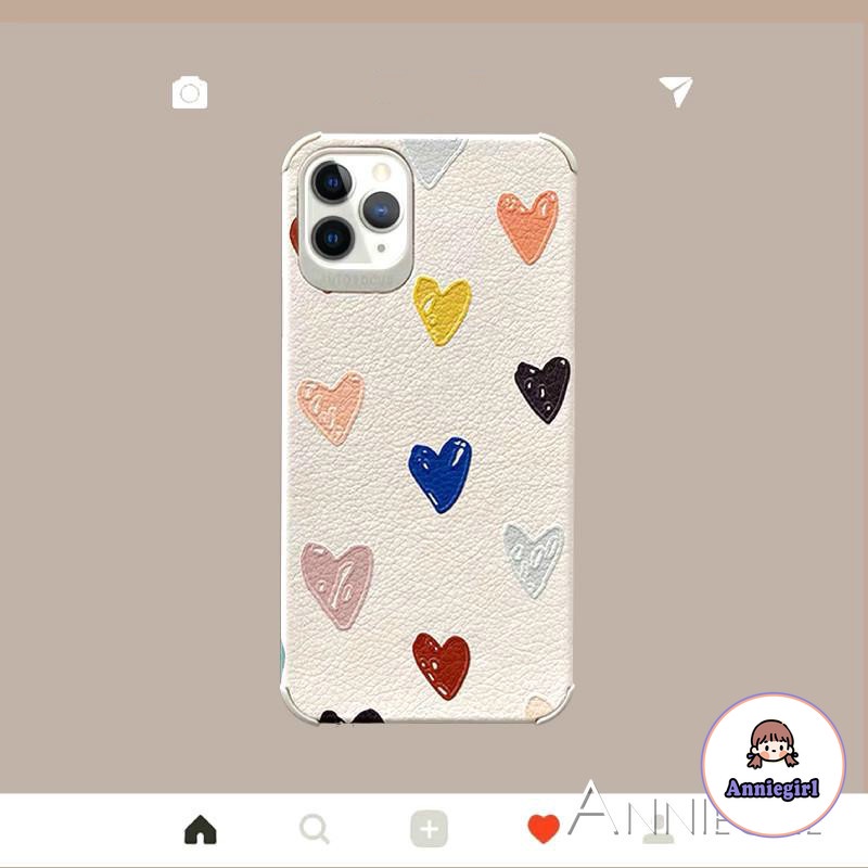 Ốp lưng Mềm In Hình Trái Tim 3D Cho IPhone 12 11 Pro Max Xs Max XR XS 7 8 Plus SE | BigBuy360 - bigbuy360.vn