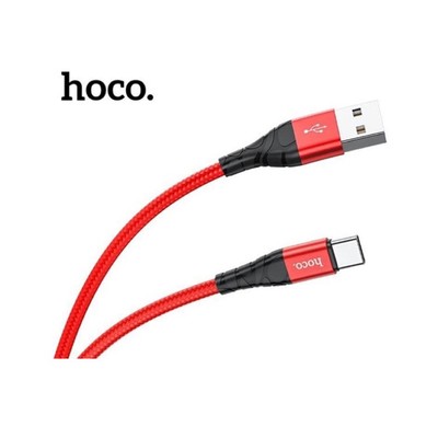 Cáp sạc Hoco DU02 Type-C USB, sạc nhanh 2.4A cho nhiều dòng Samsung/Xiaomi/Huawei dây bọc dù chống đứt dài 1m