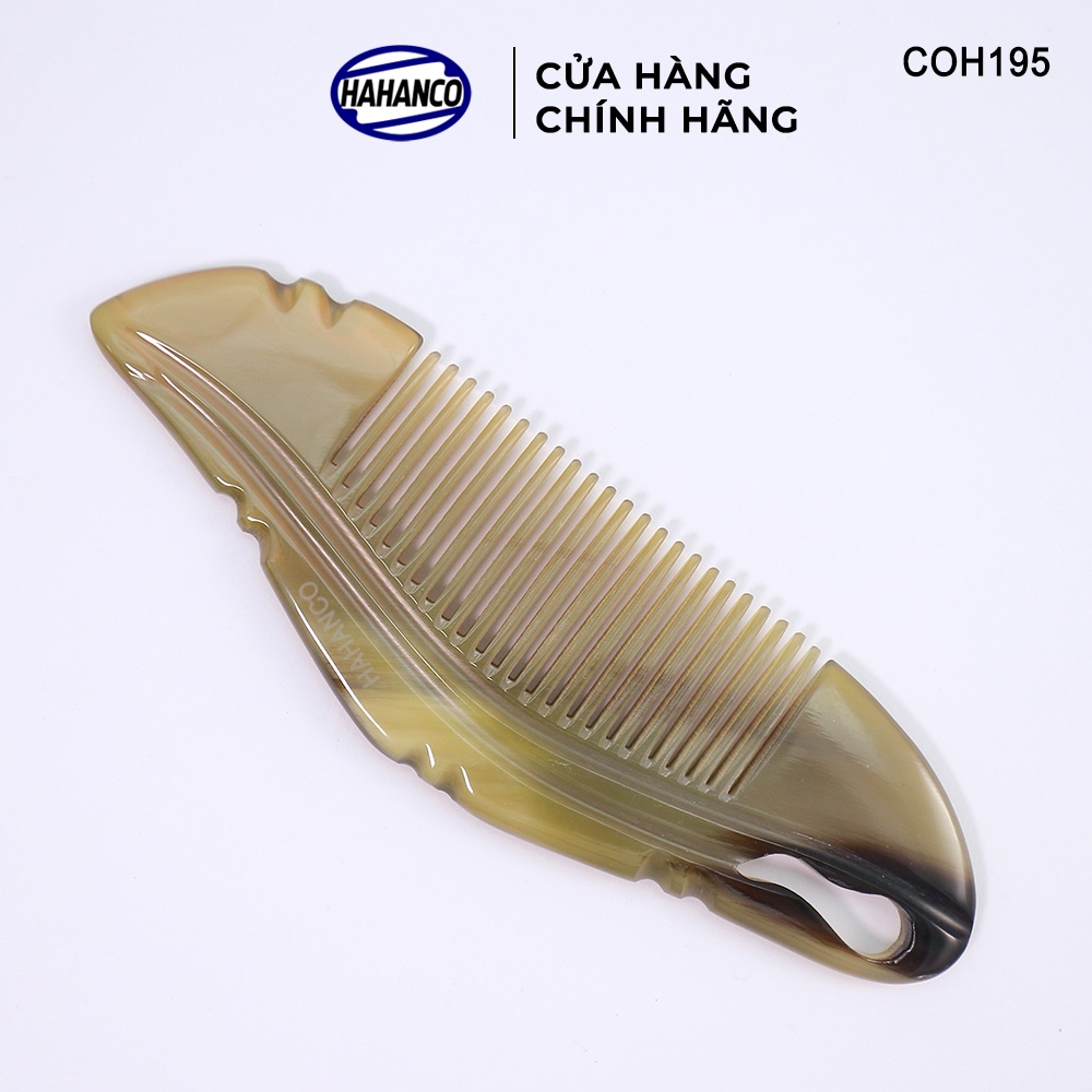 Lược Sừng Xuất Nhật HAHANCO (Size: M - 16cm) Mẫu Lược Công Chúa - COH195