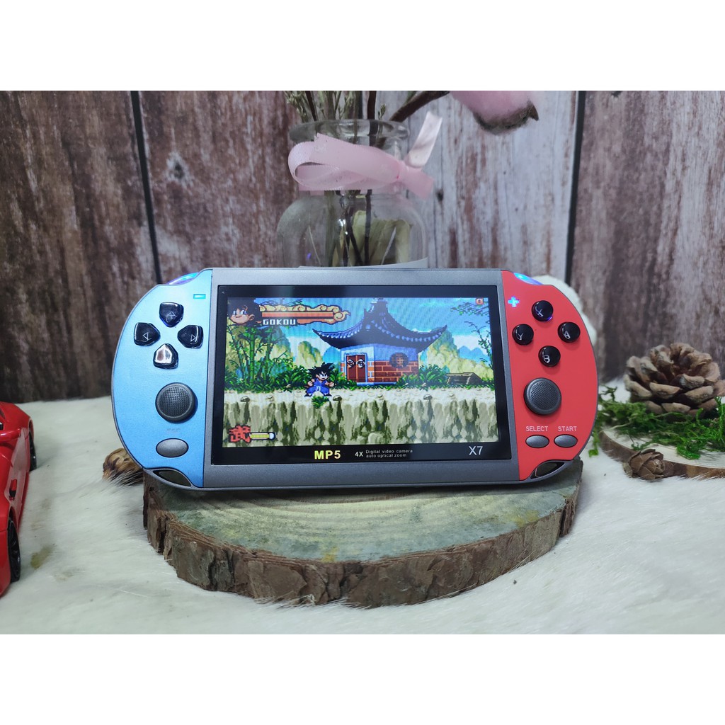 Máy chơi game cầm tay X7 màn hình 4.3 inch 8gb - 9000 game , chơi game , xem phim , nghe nhạc , đọc sách