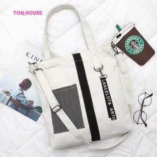 Túi Vải Tote Nữ  Tote Vải Bố Living Bag Đeo Chéo ,Tote Vừa Laptop