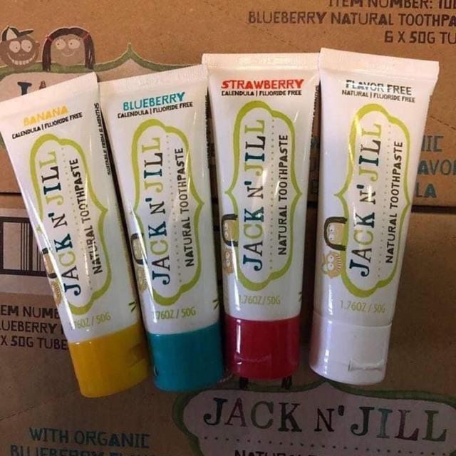 Kem đánh răng  jack N jill cho bé