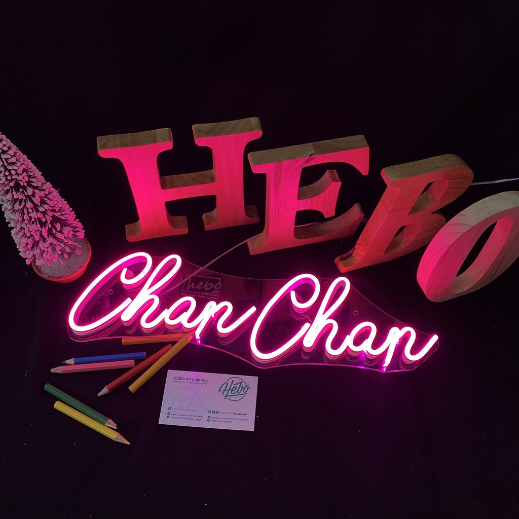 Đèn trang trí theo tên Led Neon Sign (chữ theo yêu cầu)