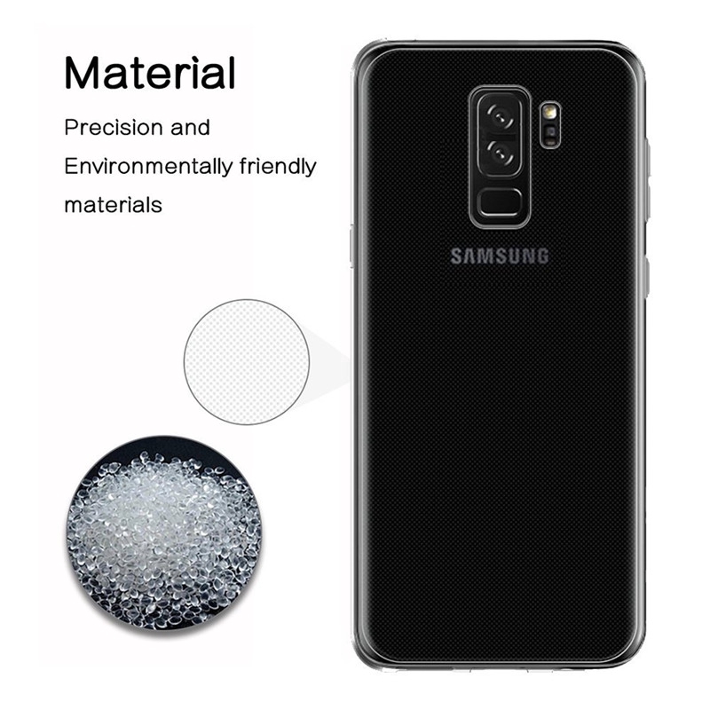 Ốp điện thoại TPU mềm trong suốt chống sốc cho Samsung Galaxy J8 2018 C9 Pro C8 J7 Plus On7 G530