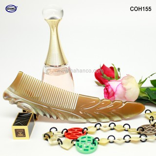 Lược sừng xuất nhật - coh155 lược liềm cao cấp - horn comb of hahanco_chăm sóc tóc