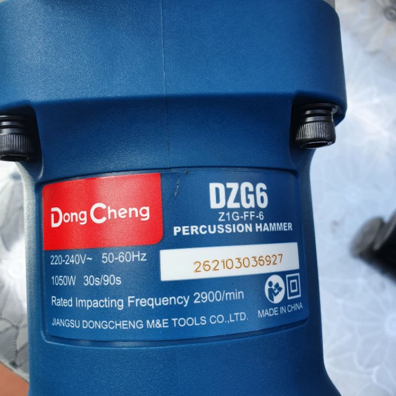 Máy Đục Phá Bê Tông DongCheng DZG6 CHính Hãng Bảo Hành 6 Tháng