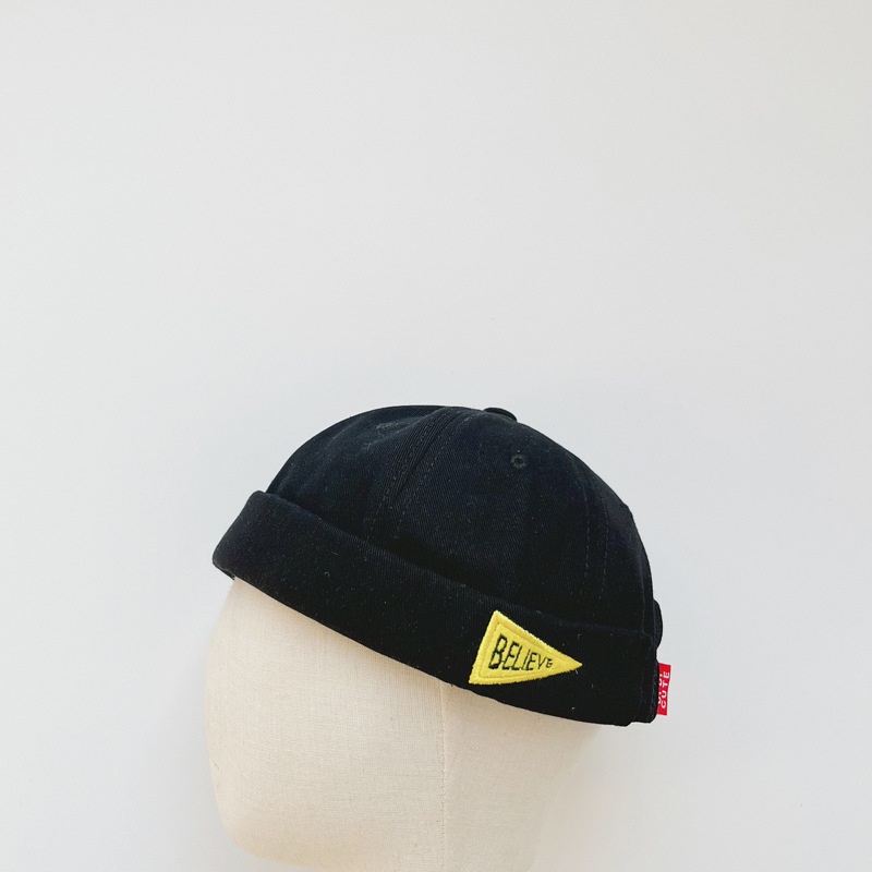 Mũ Beanie Thêu Chữ Có Thể Điều Chỉnh Phong Cách Nhật Bản Cho Bé