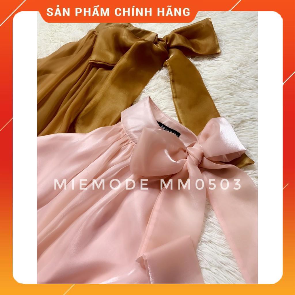 [HÀNG LOẠI 1] ★Video và ảnh trải sàn ★ Áo Yếm Cổ Nơ ★ Chất tơ Organza cao cấp, Hàng 2 lớp , lót xịn Size S.M.L