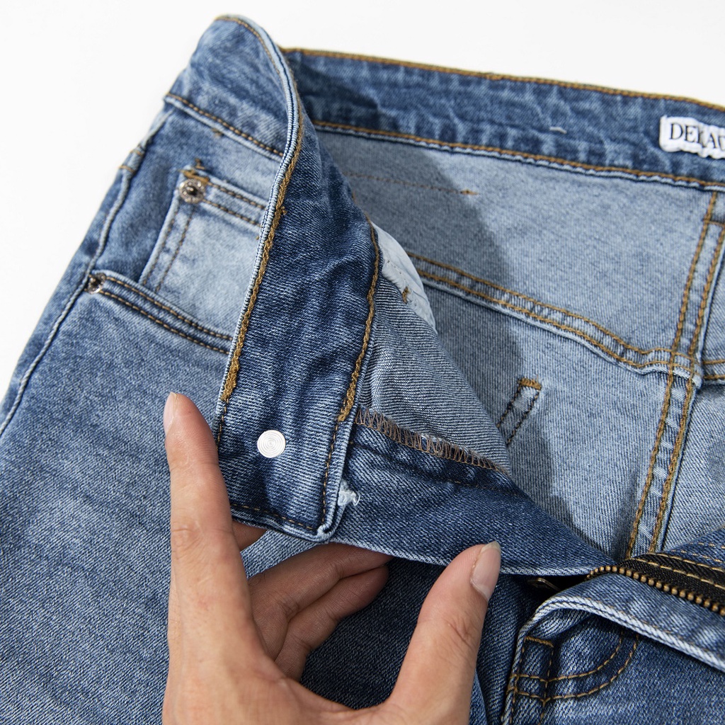 Quần Jean Nam Dekace Dáng Slimfit Vải Co Giãn QJXM
