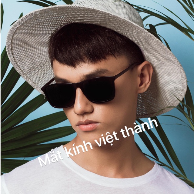 Kính Mắt Style Hàn Quốc Phom Vuông Màu Đen Nhám Kính Thời Trang Kiểu Dáng Đơn Giản Tinh Tế