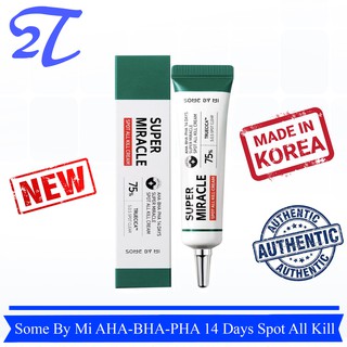 Kem chấm mụn cấp tốc "14 ngày" SOME BY MI - AHA BHA PHA 14 Days Super Miracle Spot All Kill Cream 30ml