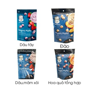 Sữa chua khô Gerber vị hoa quả cho bé từ 8m+ gói 28G (hsd: mới 2023)