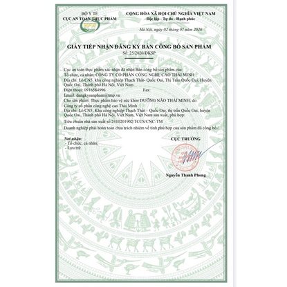 Dưỡng Não Thái Minh – Hỗ trợ hoạt huyết , giúp tăng cường lưu thông máu não