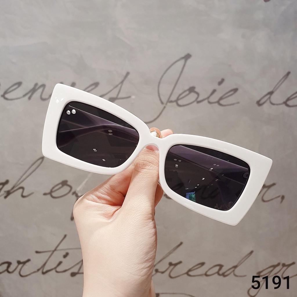 Kính mát nữ hottrend mắt mèo chống tia UV phong cách Hàn Quốc cute đẹp giá rẻ HANASO 037