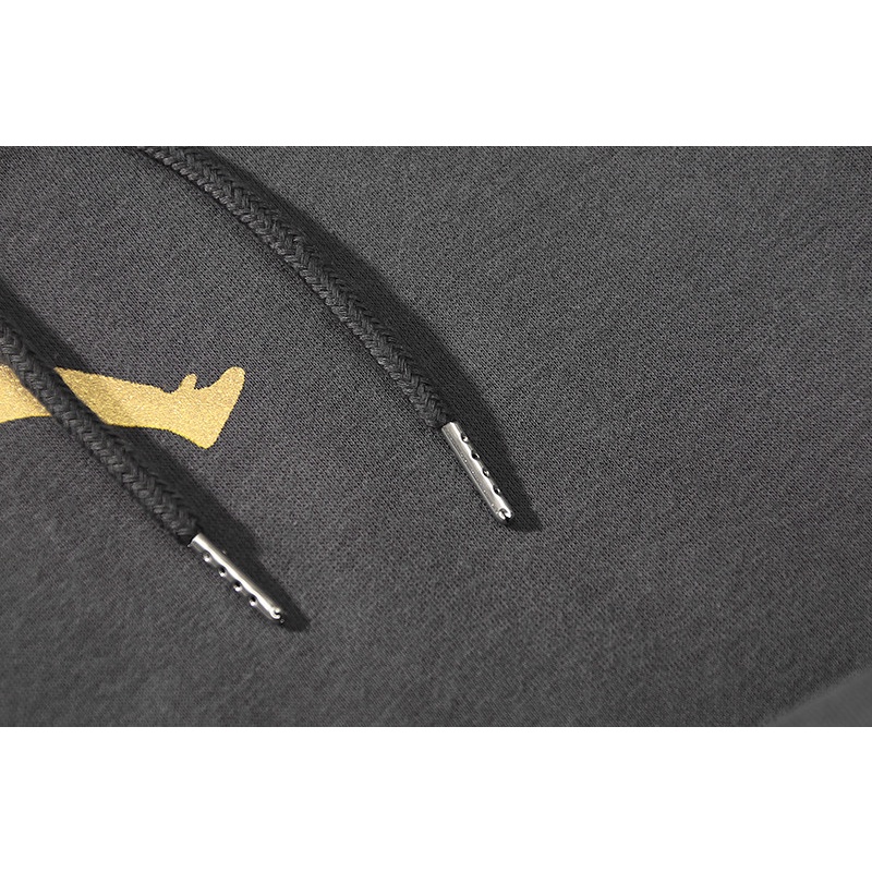 Áo hoodie tay dài bằng cotton phối nhung phong cách thể thao thời trang cho nam và nữ