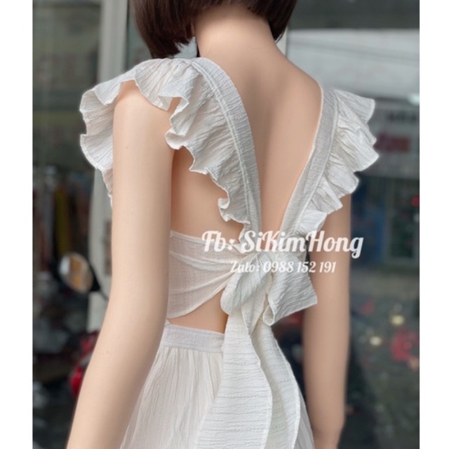 [Mã FAMARAL1 giảm 10K đơn 50K] Đầm jump nơ buộc sau lưng dễ thương Mã_324(Ảnh shop chụp 100%) | BigBuy360 - bigbuy360.vn