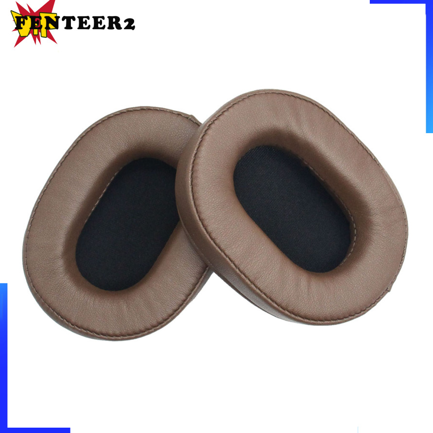 [Fenteer2  3c ]1 Pair Headphones Ear Pad Cushion for   MSR7 M50X M20 M40 Brown