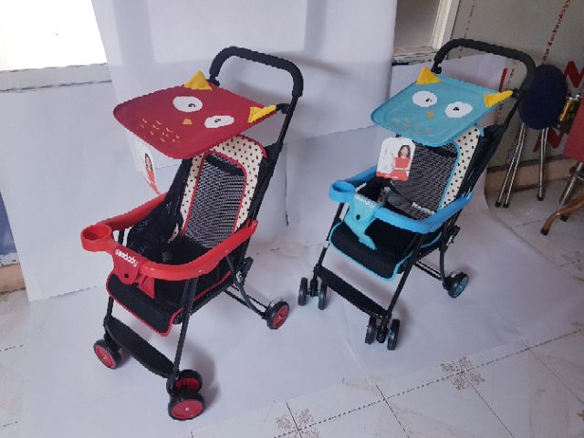 Xe đẩy du lịch mái che con cú (có ngả) seebaby QQ1