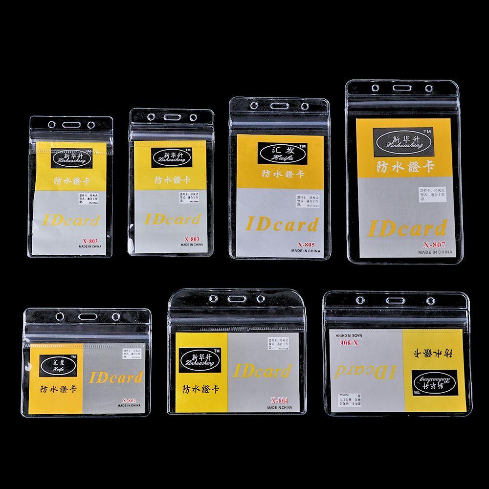 Set 10 Giá Đỡ Thẻ Nhân Viên Trong Suốt MIHAN1