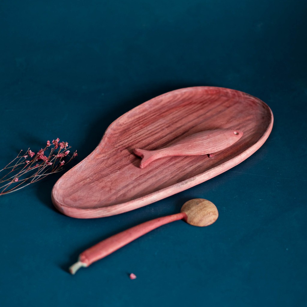 Khay gỗ trang trí, Khay gỗ màu decor -  Decorative wooden tray